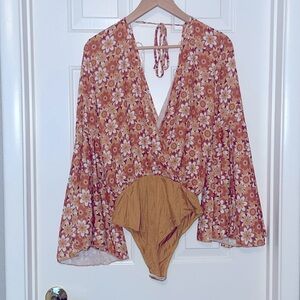 Boho Floral Bodysuit